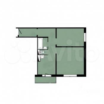 Сдается 2-х комнатная квартира, 60 м²