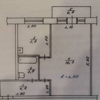 Продается 1-комнатная квартира, 32,7 м²