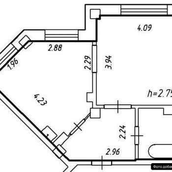 Продается 1-комнатная квартира, 42 м²