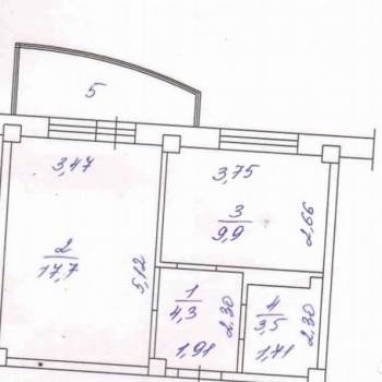 Продается 1-комнатная квартира, 40,4 м²