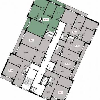 Продается Многокомнатная квартира, 101,4 м²