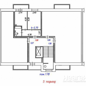 Продается 1-комнатная квартира, 40,3 м²