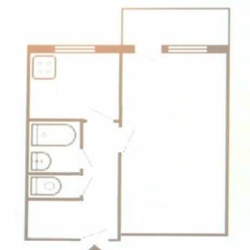 Сдается 1-комнатная квартира, 34,4 м²