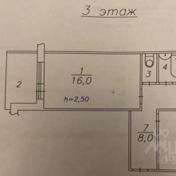 Продается 2-х комнатная квартира, 49,2 м²