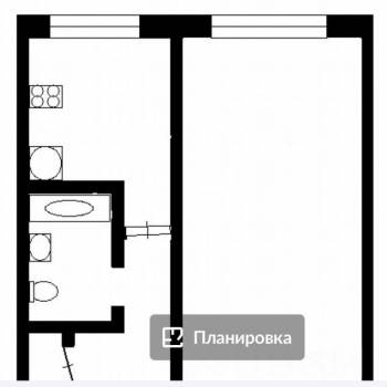 Продается 1-комнатная квартира, 31,5 м²