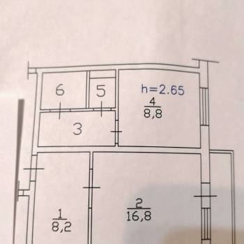 Продается 1-комнатная квартира, 40,7 м²
