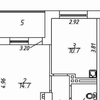 Сдается 1-комнатная квартира, 36,7 м²