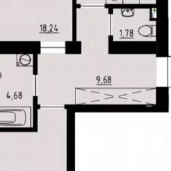 Продается 2-х комнатная квартира, 42,9 м²