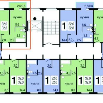 Сдается 1-комнатная квартира, 33 м²