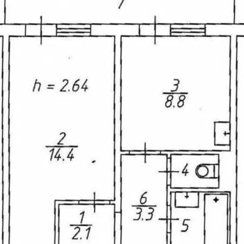 Сдается 1-комнатная квартира, 33 м²