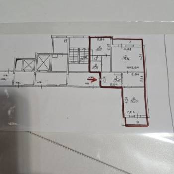 Продается 2-х комнатная квартира, 58,1 м²