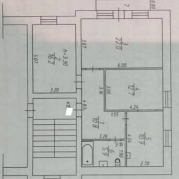 Продается 3-х комнатная квартира, 78,3 м²