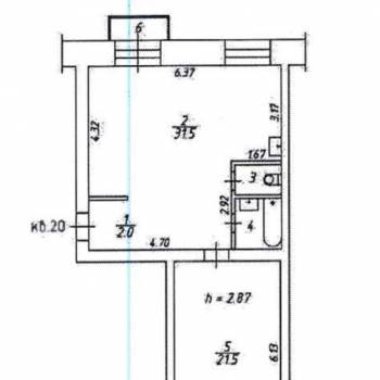 Сдается 2-х комнатная квартира, 59 м²