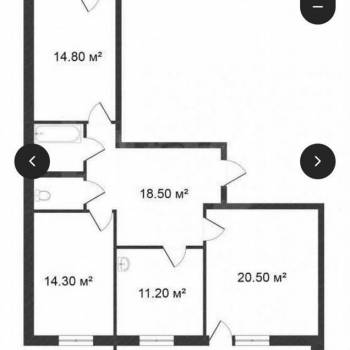 Продается 3-х комнатная квартира, 87 м²