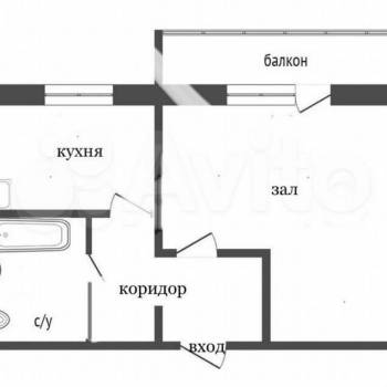Продается 1-комнатная квартира, 31 м²