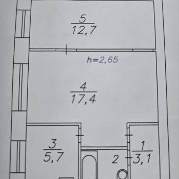 Продается 2-х комнатная квартира, 41,9 м²
