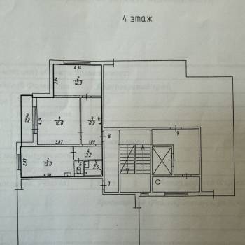 Продается 2-х комнатная квартира, 57,1 м²