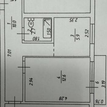 Продается 2-х комнатная квартира, 44,6 м²