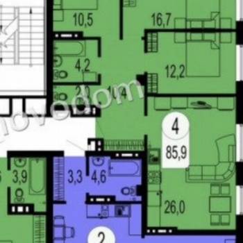 Продается 2-х комнатная квартира, 41,3 м²