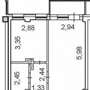 Продается 1-комнатная квартира, 33 м²