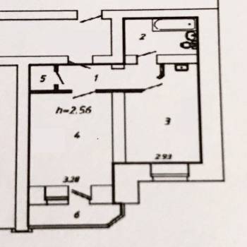 Продается 1-комнатная квартира, 46 м²