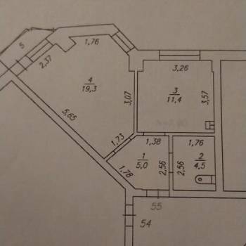 Продается 1-комнатная квартира, 41,7 м²