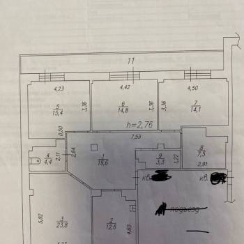 Продается Многокомнатная квартира, 115,5 м²