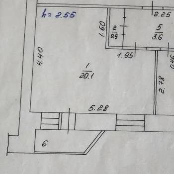 Продается 1-комнатная квартира, 35 м²