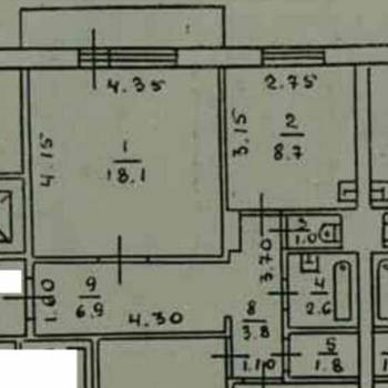 Продается 3-х комнатная квартира, 63,9 м²