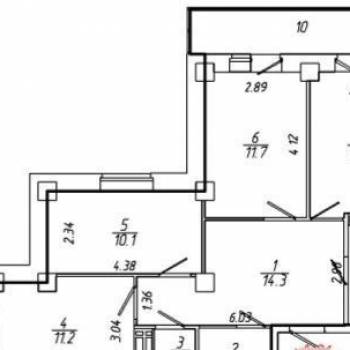 Продается 3-х комнатная квартира, 80 м²