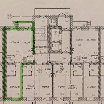 Продается 1-комнатная квартира, 44 м²