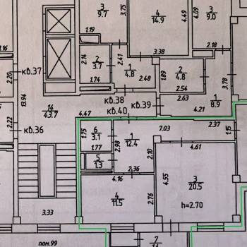 Продается 2-х комнатная квартира, 69,2 м²