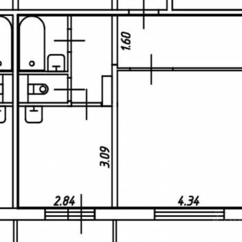 Продается 1-комнатная квартира, 40,4 м²