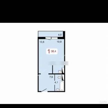Сдается 1-комнатная квартира, 36 м²