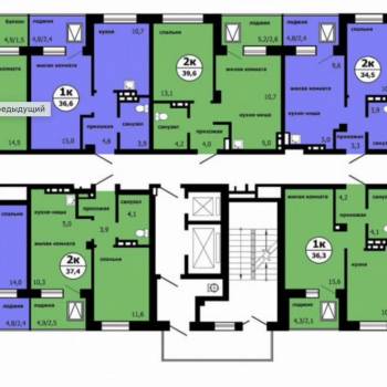 Продается 2-х комнатная квартира, 33,9 м²