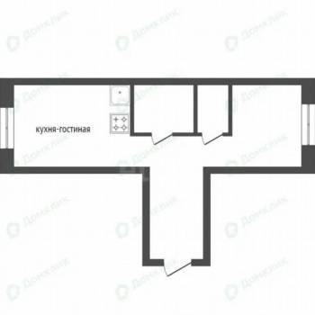 Продается 1-комнатная квартира, 43,3 м²