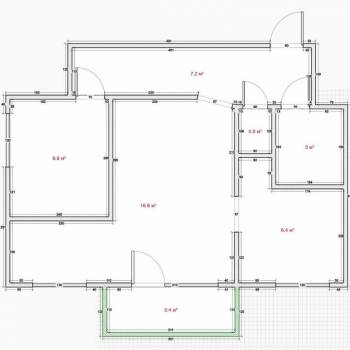 Продается 2-х комнатная квартира, 41,3 м²