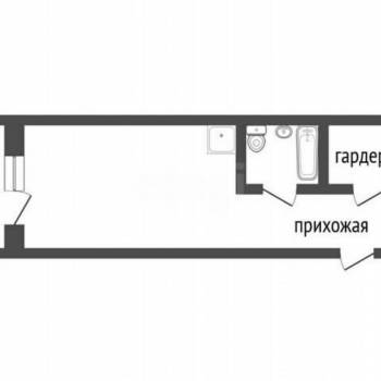 Продается 1-комнатная квартира, 34 м²