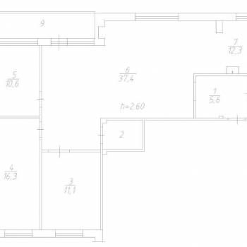 Продается Многокомнатная квартира, 100 м²