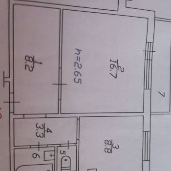 Продается 1-комнатная квартира, 43 м²