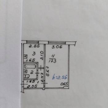 Продается 1-комнатная квартира, 31,1 м²