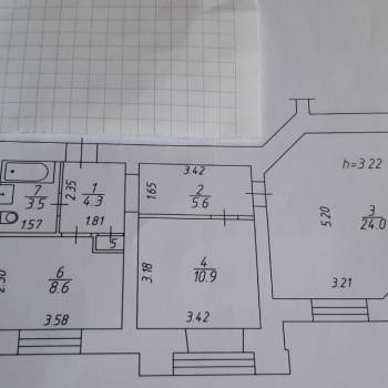 Продается 2-х комнатная квартира, 58,9 м²