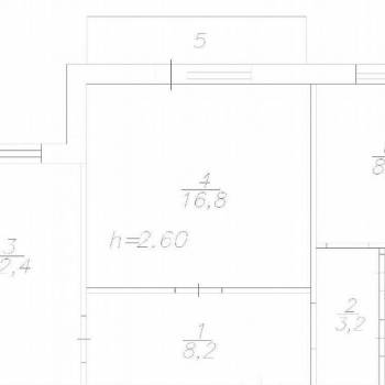 Продается 2-х комнатная квартира, 53,1 м²