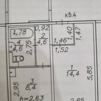 Сдается 1-комнатная квартира, 34 м²