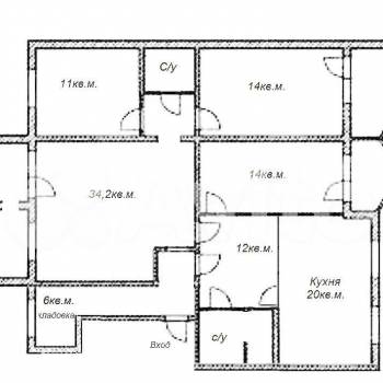 Продается Многокомнатная квартира, 136,9 м²