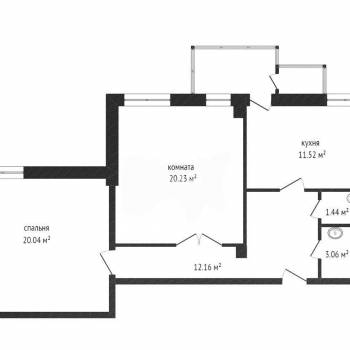 Продается 2-х комнатная квартира, 70 м²