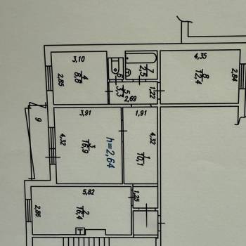 Продается 3-х комнатная квартира, 71,4 м²