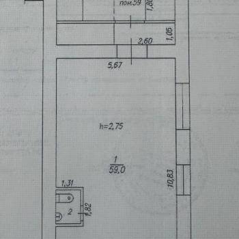Сдается Нежилое помещение, 60,8 м²