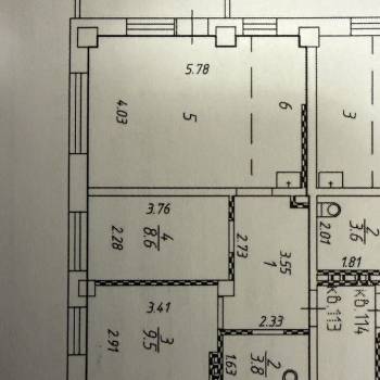 Продается 3-х комнатная квартира, 55 м²