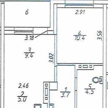 Продается 2-х комнатная квартира, 33 м²